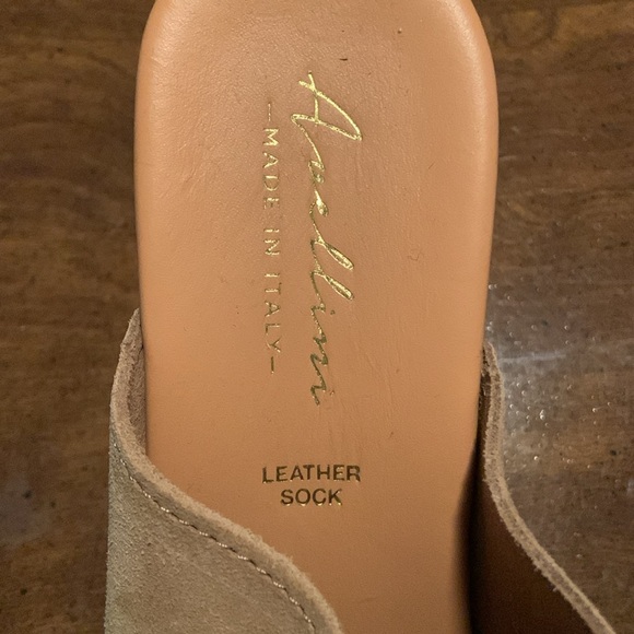 Avellini Stack Heeled Suede Sandals - Picture 6 of 7